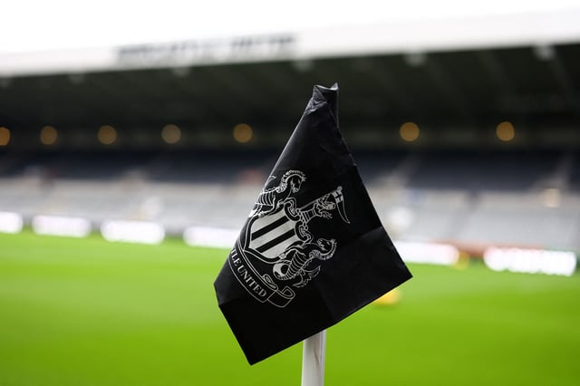 Soccer Football - Premier League - Newcastle United v AFC Bournemouth - St James' Park, Newcastle, Britain - February 17, 2024  General view of a Newcastle United corner flag inside the stadium before the match Action Images via Reuters/Lee Smith/File Photo