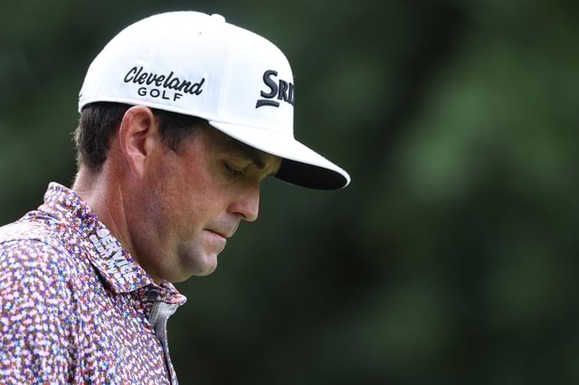 ATLANTA, GEORGIA - AUGUST 24: Keegan Bradley of the United States walks off the 17th tee during the final round of the TOUR Championship 2025 at East Lake Golf Club on August 24, 2025 in Atlanta, Georgia. (Photo by Kevin C. Cox/Getty Images)