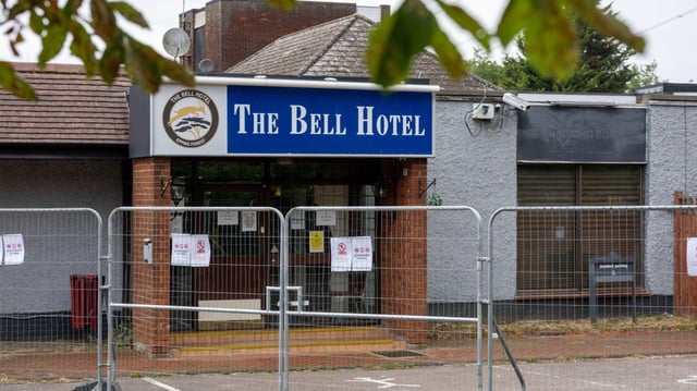 The Bell Hotel in Epping, Essex, at the centre of a High Court ruling blocking its use for housing asylum seekers