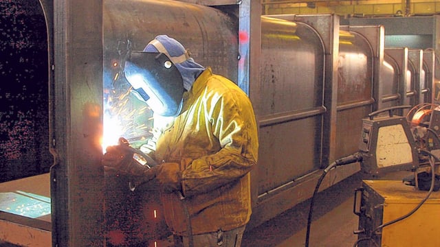 La industria manufacturera fue el sector con el peor resultado en julio, con una contracción del 2,4% anual.