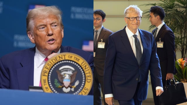 Trump and Bill Gates