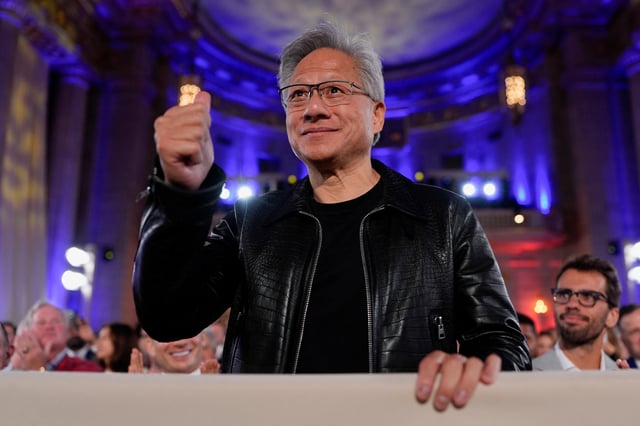 Nvidia CEO Jensen Huang attends the "Winning the AI Race" Summit in Washington D.C., U.S., July 23, 2025. REUTERS/Kent Nishimura/File Photo