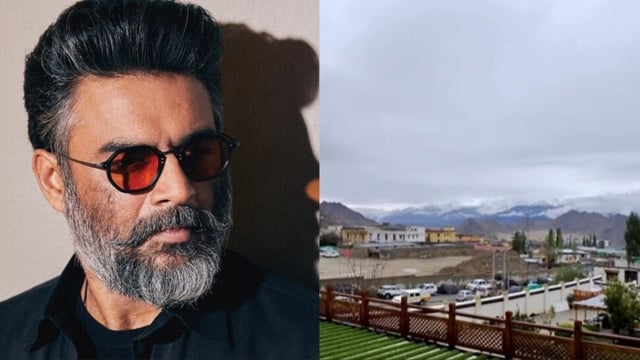 R Madhavan talked about how the weather led to the cancellation of flights. 