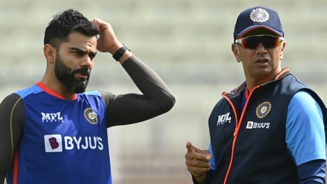 Virat Kohli and Rahul Dravid experienced some good times together for India, such as winning the T20 World Cup last year