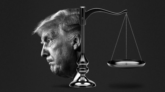 Photo illustration: Lindsey Bailey/Axios. Photo: Brendan Smialowski/Getty Images