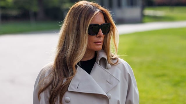 Minneapolis school shooting: Melania Trump stresses ‘need for pre-emptive intervention’ after tragedy (Photographer: Aaron Schwartz/CNP/Bloomberg)