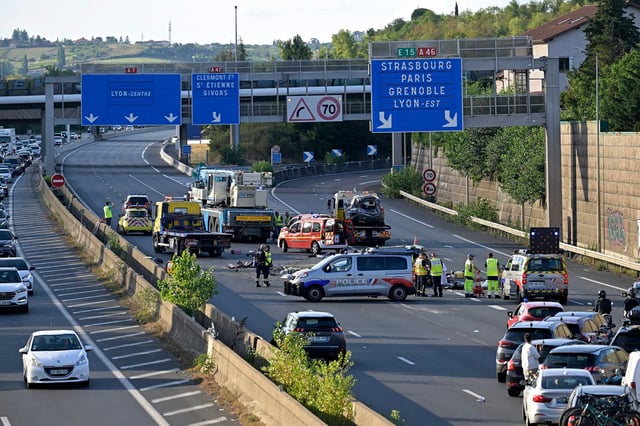 Accident mortel sur l’autoroute A7 à Chasse-sur-Rhône le 24 juillet 2025.