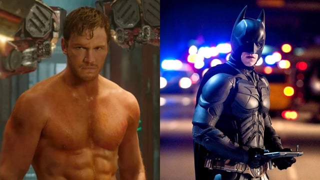 Chris Pratt; Christian Bale as Batman