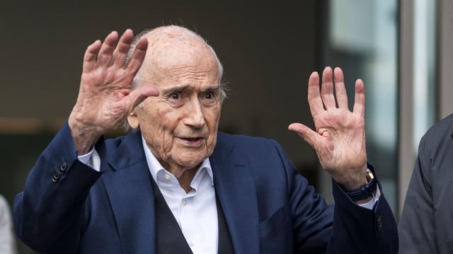 Der ehemalige FIFA-Präsident Sepp Blatter