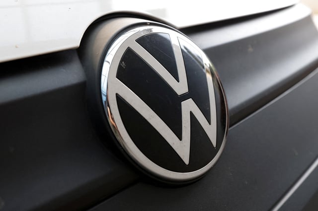 Volkswagen logo is seen in this illustration taken July 28, 2025. REUTERS/Dado Ruvic/Illustration/File Photo