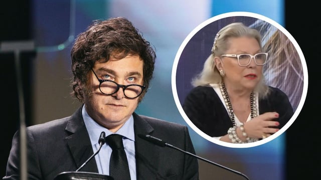 Carrió acusó a Javier Milei de un delito aberrante y a Karina la tildó como \"oscura\"