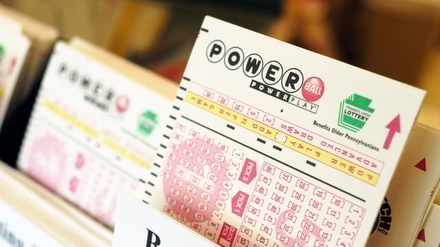 Powerball tickets.