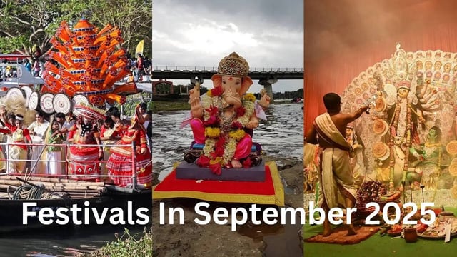 From Ganesh Visarjan to Shardiya Navratri: Complete List of Hindu Festivals and Vrat Dates in September 2025