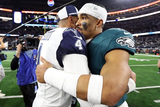 Will Jalen Hurts and the Philadelphia Eagles beat Dak Precott and the Dallas Cowboys? NFL Week 1 picks, predictions and odds preview the Thursday Night Football game.