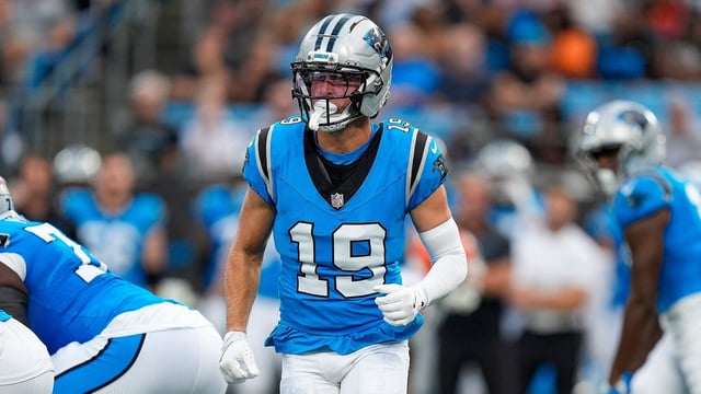 File photo of Carolina Panthers wide receiver Adam Thielen (19) 