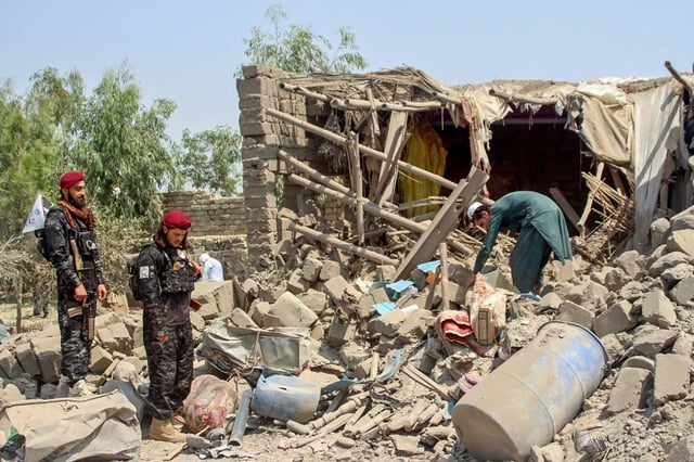 Afghanistan's Taliban government accused Pakistan of carrying out air and drone strikes on two eastern provinces overnight that killed three children and summoned Islamabad's ambassador to complain