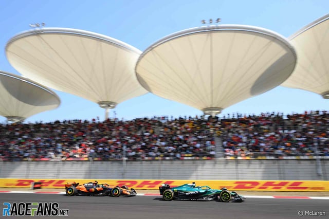 Lance Stroll, Lando Norris, Shanghai International Circuit, 2025