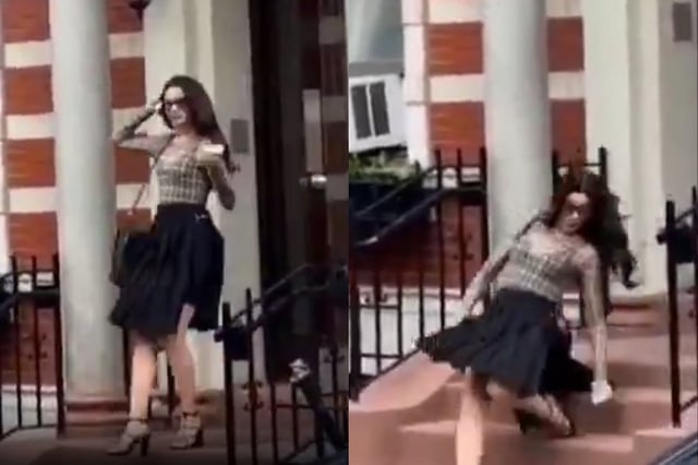 Anne Hathaway sufrió un accidente en el rodaje de El diablo viste a la moda y recibió aplausos por parte del equipo de producción por la forma en la que se recuperó (Foto: Captura de X)