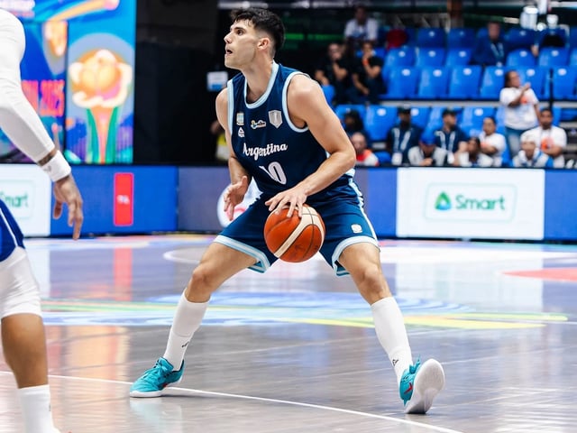 Gonzalo Corbalán es una de las figuras de la selección argentina que disputa la AmeriCup 2025