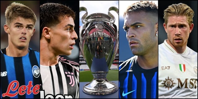 Sorteggio Champions Juve, diretta: avversarie e calendario live anche di Inter, Napoli e Atalanta
