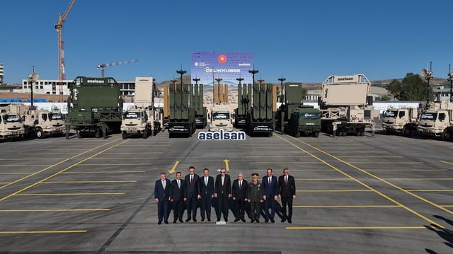 President Recep Tayyip Erdoğan visited ASELSAN Gölbaşı Campus before the Steel Dome Deliveries-Facility Openings and Oğulbey Groundbreaking Ceremony.