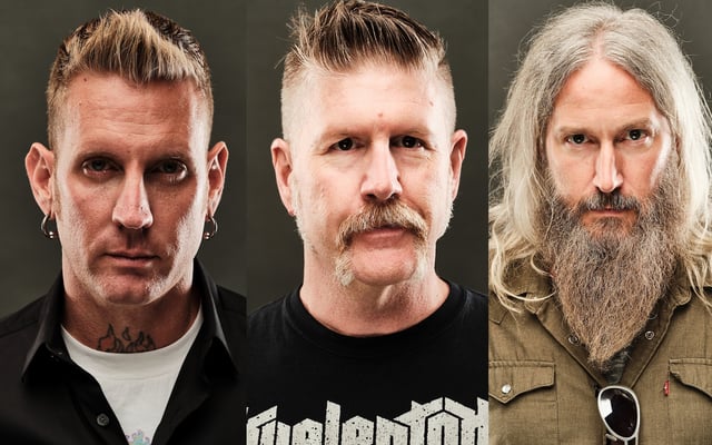 A photo of Mastodon without Brent Hinds.