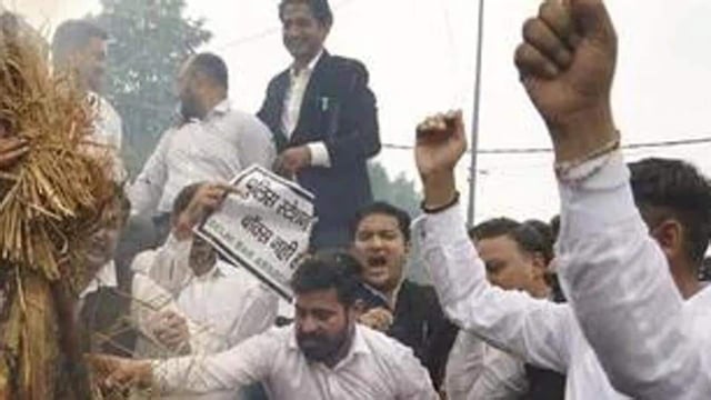 Lawyers held a sit-in outside court complexes on Monday and boycotted proceedings on Tuesday and Wednesday. (Representative photo)
