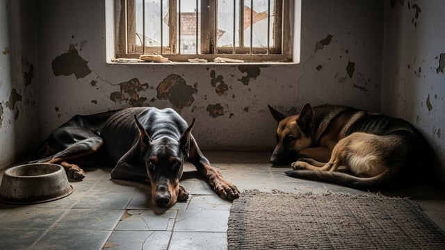 26 Foreign-Breed Dogs Left to Starve After Kochi Man Flees — Neighbours Obstruct Rescue