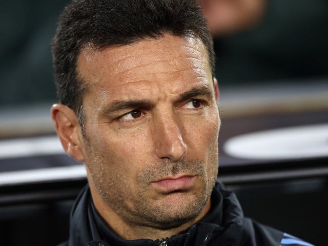 Soccer Football - World Cup - South American Qualifiers - Argentina v Colombia - Estadio Monumental, Buenos Aires, Argentina - June 10, 2025
Argentina coach Lionel Scaloni before the match REUTERS/Agustin Marcarian