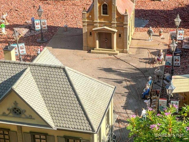 EPCOT Food & Wine banners in the Tiny Train Town