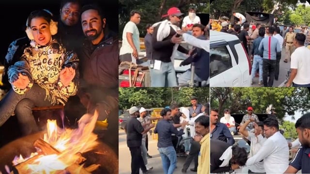 Scuffle at Pati Patni Aur Woh 2 Sets | Image: Instagram