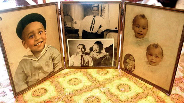 Family photos show Emmett Till. During the summer of 1955. Till was murdered while visiting relatives in Mississippi. Photo: Ovie Carter/Chicago Tribune/Tribune News Service via Getty Images