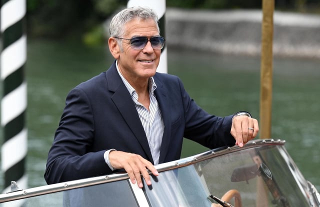 George Clooney llega al Festival de Cine de Venecia