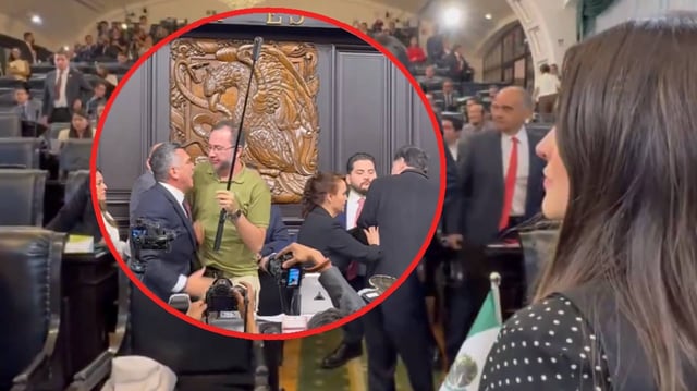 Tras el incidente, Alejandro Moreno responsabilizó directamente a su contrincante de provocar la confrontación. Foto: Capture.