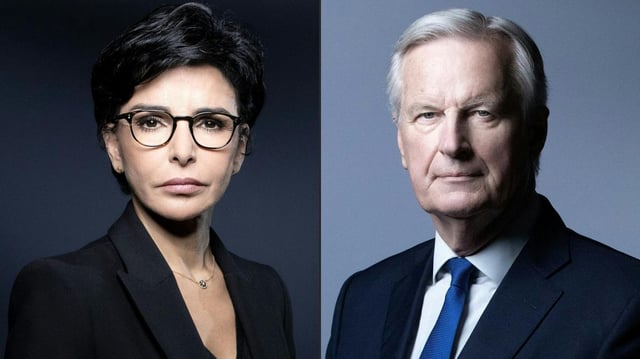 Rachida Dati et Michel Barnier.