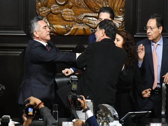 Alejandro Moreno explicó los motivos de la pelea en el Senado. Foto: Cuartoscuro