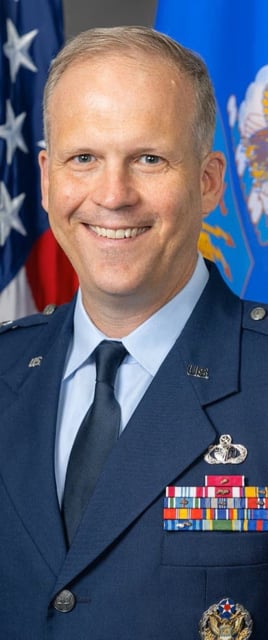 Pictured is U.S. Air Force Maj. Gen. Jason Bartolomei, commander of the Air Force Research Laboratory (U.S. Air Force Photo)