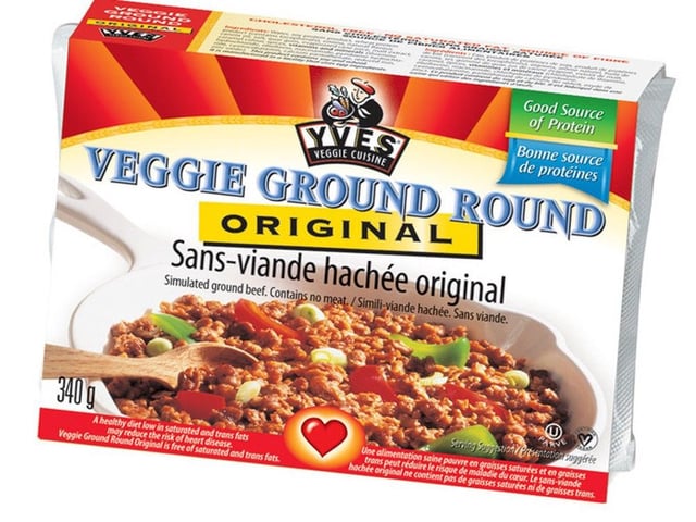 An Yves Veggie Cuisine product from 2000. The Canadian brand was sold in 2001 to Hain Celestial Group. 