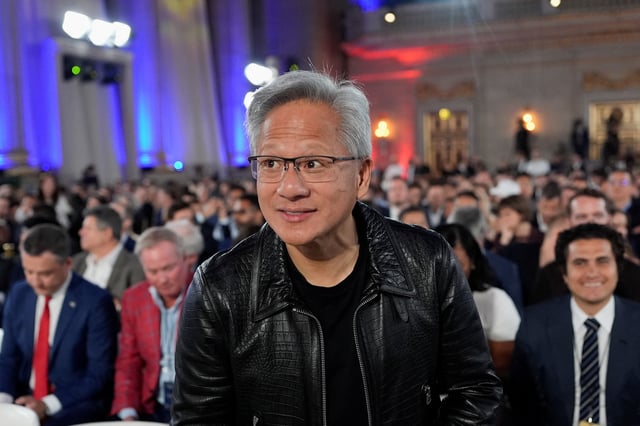 Nvidia CEO Jensen Huang attends the "Winning the AI Race" Summit in Washington D.C., U.S., July 23, 2025. REUTERS/Kent Nishimura/File Photo
