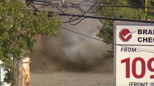 While an evacuation order has been lifted in Calgary Manchester industrial park, Calgary police said that more explosion were expected Thursday as bomb disposal crews worked to destroy some highly volatile chemicals discovered outside a local business.