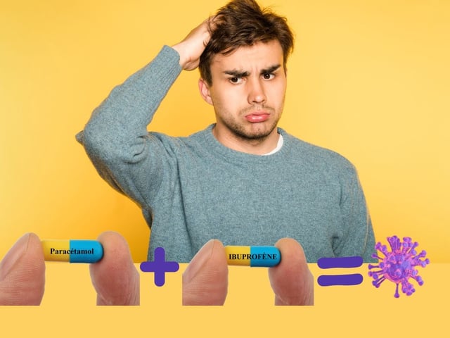 Paracetamol e ibuprofeno juntos aumentan resistencia a antibióticos. Foto: Canva.