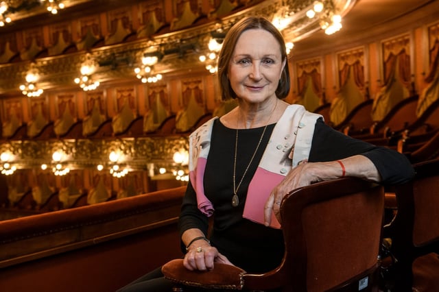 Teresa Anchorena, en el Teatro Colón, donde se desempeñó como asesora de Patrimonio durante la gestión de Jorge Telerman