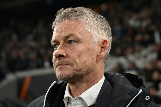 Ole Gunnar Solskjaer looks on ahead of Besiktas' Europa League match against Athletic Bilbao on January 22