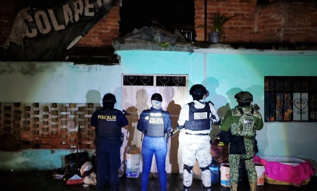 Aseguran 775 dosis de metanfetamina en casa de la Buenavista, Morelia