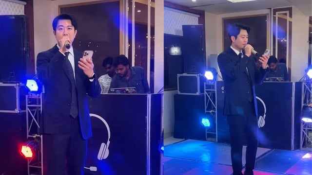 A Korean man, Jongsoo Lee, sang ‘Zaalima’ at his brother-in-law’s wedding.