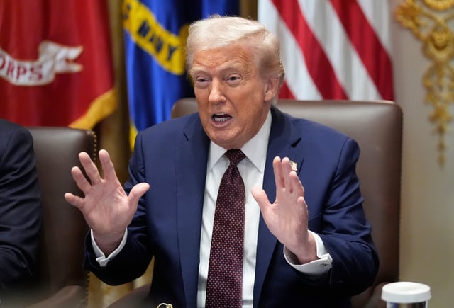 El presidente estadounidense, Donald Trump, en la Casa Blanca.