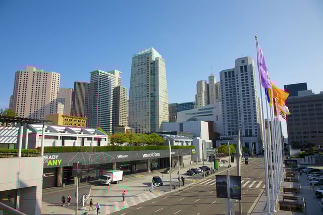 FILE: The Moscone Center is the largest convention and exhibition complex in San Francisco.