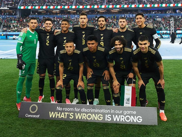 Jugadores de la Selección Mexicana formados.