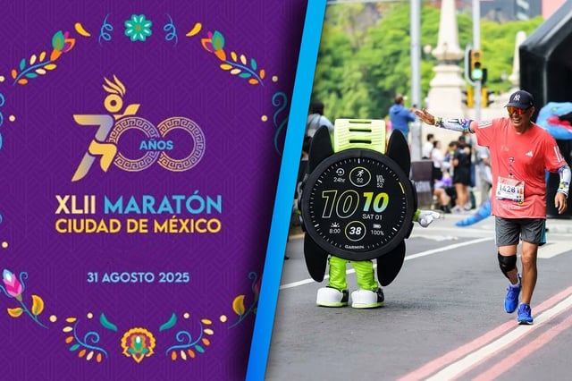 El Maratón de la Ciudad de México, será este domingo 31 de agosto del 2025. (Fotos: @MaratonCDMX)