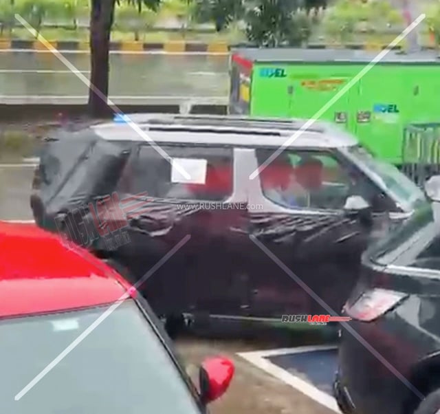 Kia Syros EV Spied In India